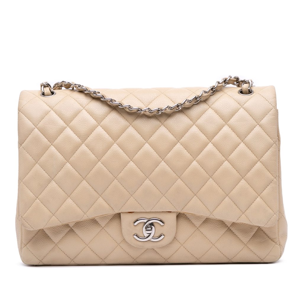 Chanel Maxi Classic Caviar Double Flap