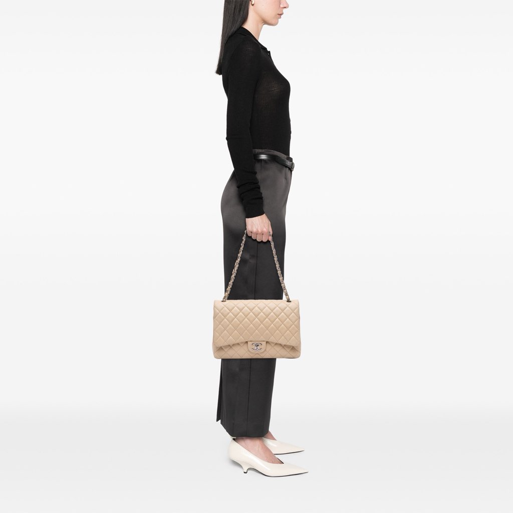 Chanel Maxi Classic Caviar Double Flap - Image 15