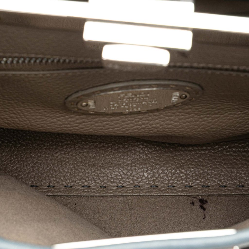 Fendi Medium Leather Whipstitch Peekaboo Satchel - 4