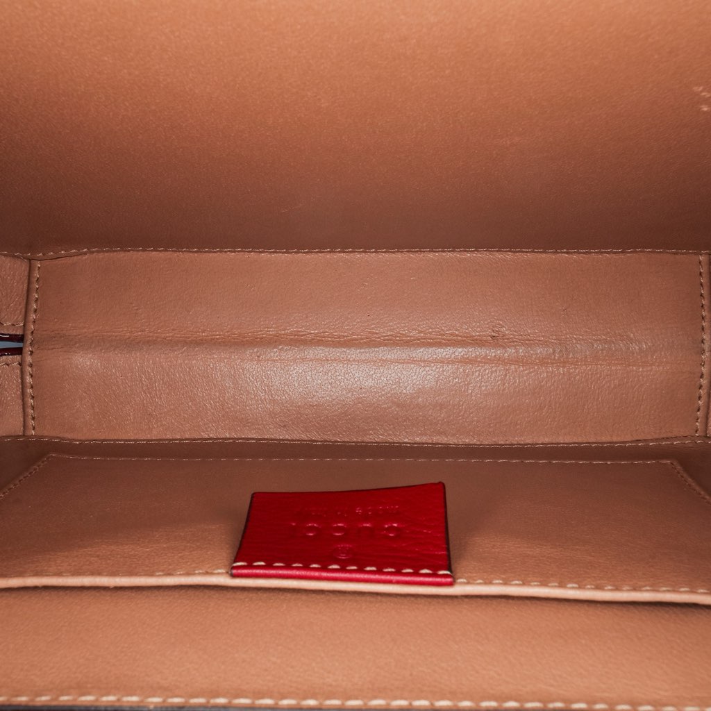 Gucci Mini Patent Sylvie 1969 Top Handle Bag - 4