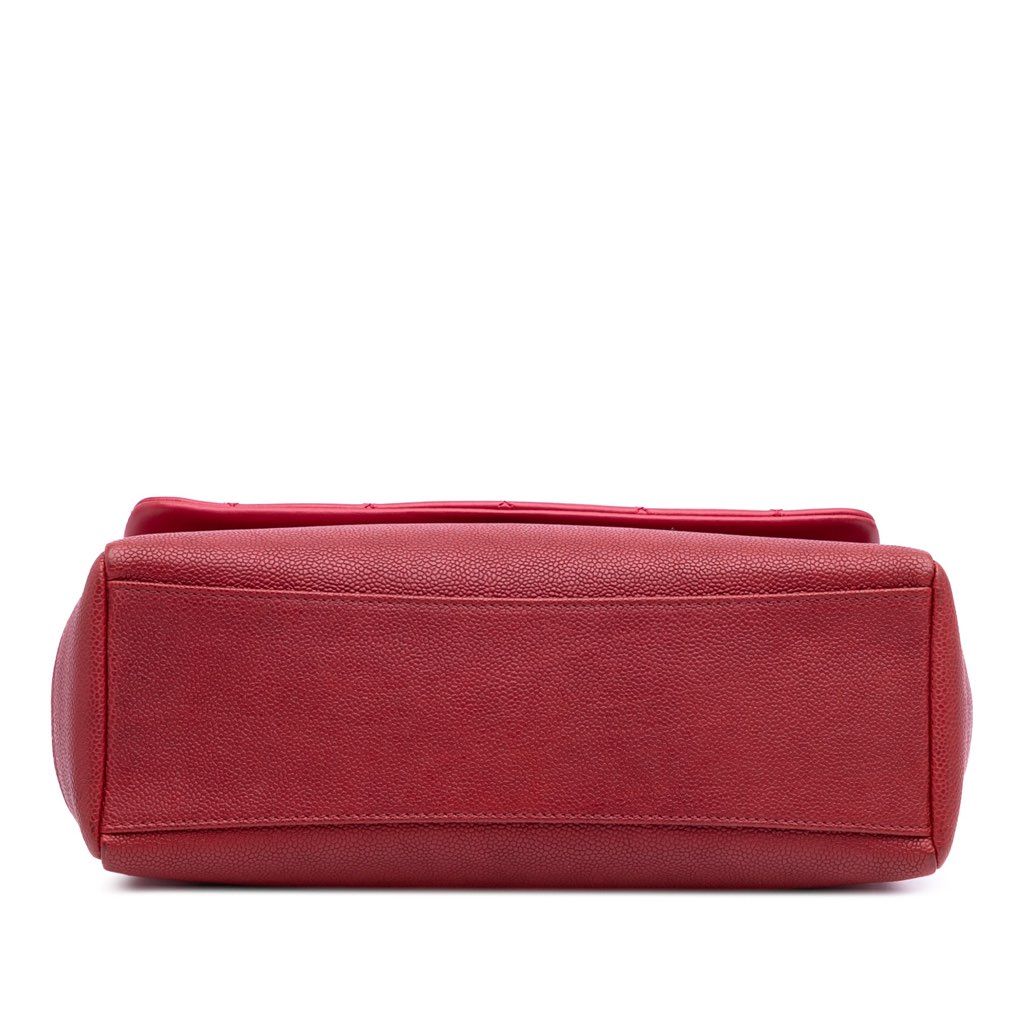 Chanel Medium Quilted Lambskin and Caviar Bi Coco Flap - Image 6