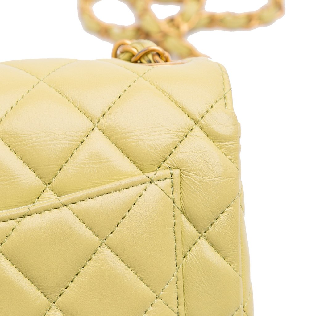 Chanel Mini Square Lambskin Casino Royale Charms Single Flap - Image 11