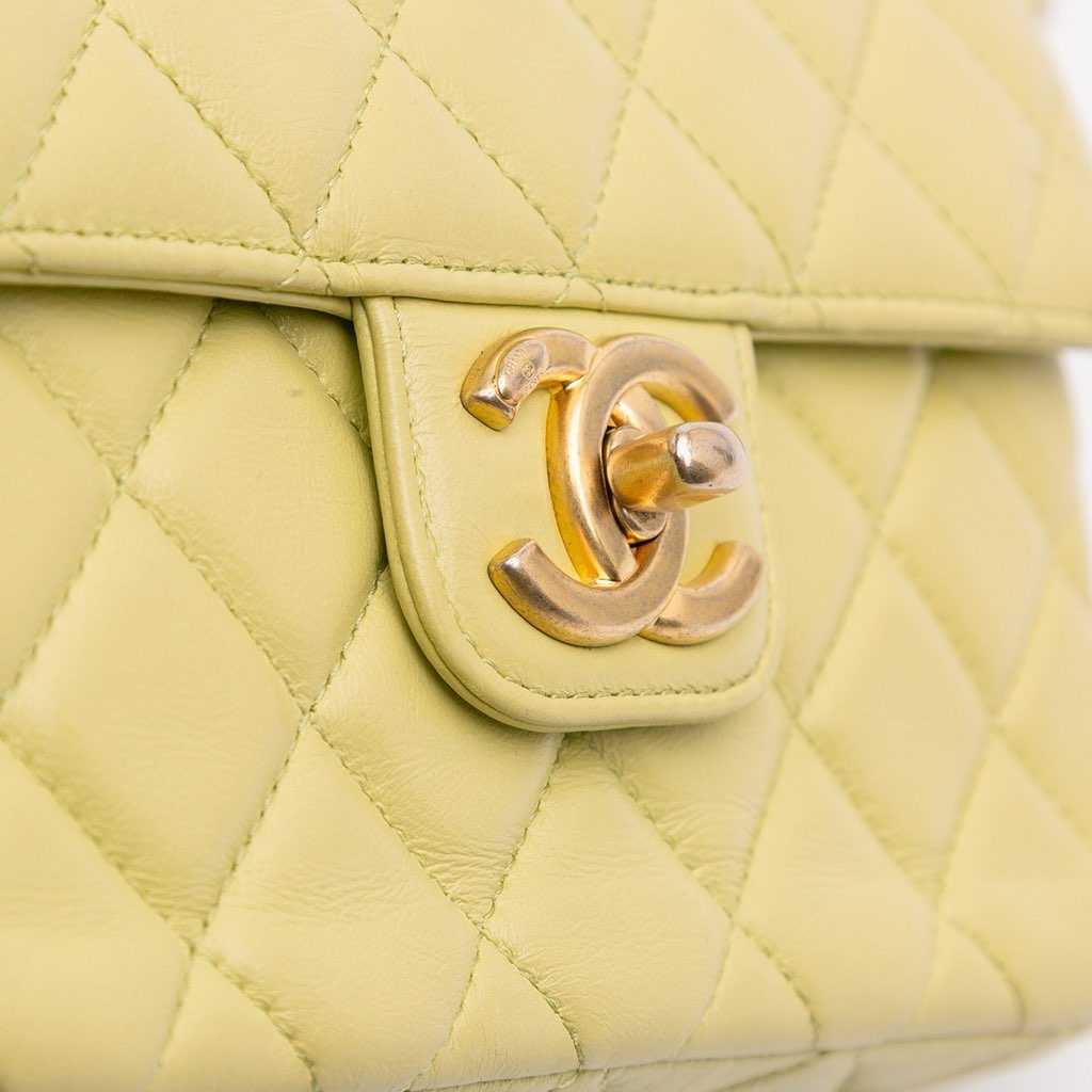 Chanel Mini Square Lambskin Casino Royale Charms Single Flap - Image 12