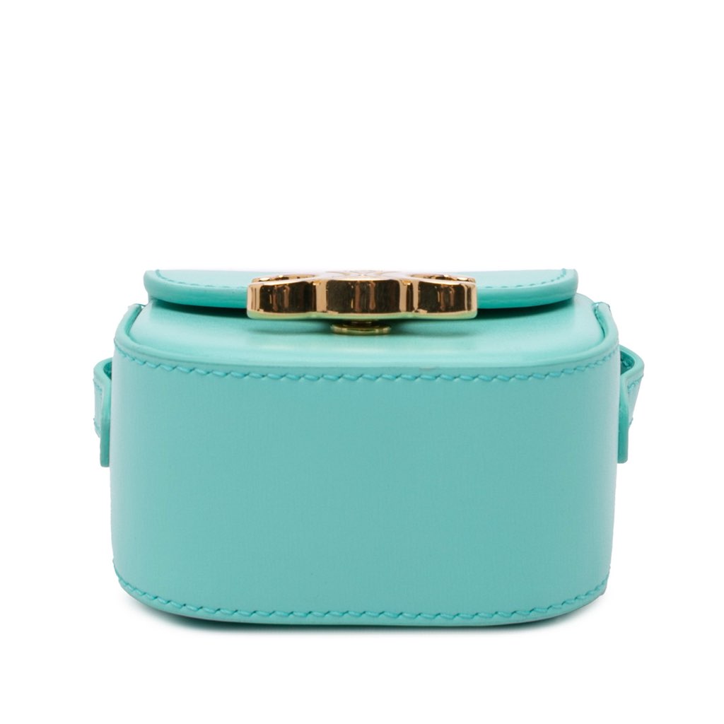 Celine Leather Triomphe AirPods Case with Strap - 3