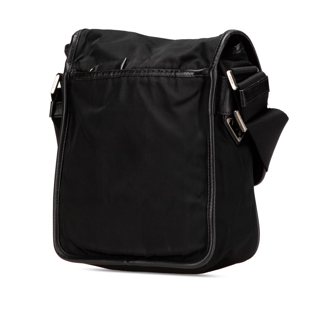 Prada Tessuto Buckle Messenger Bag - 2