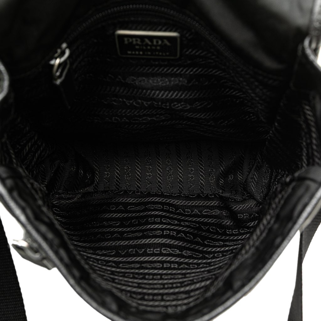 Prada Tessuto Buckle Messenger Bag - 4