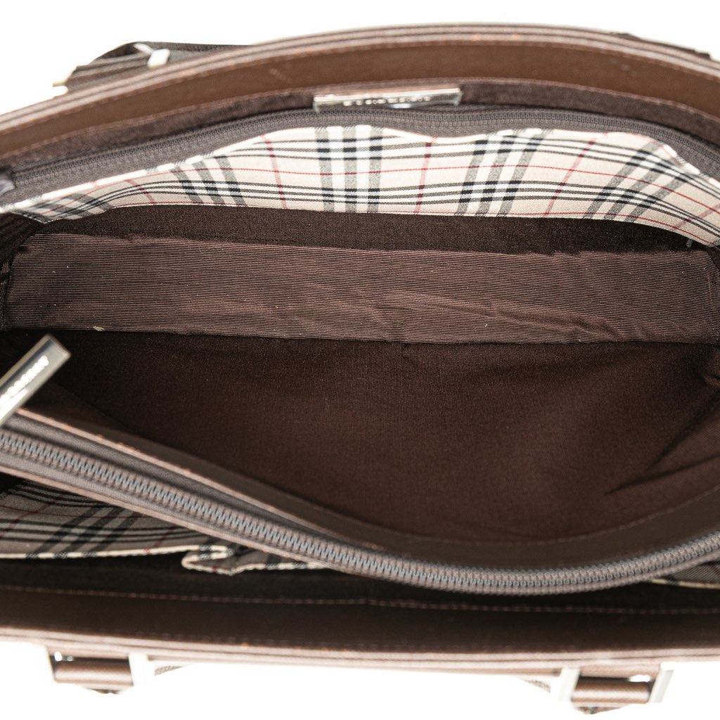 Burberry Leather Tote - 5