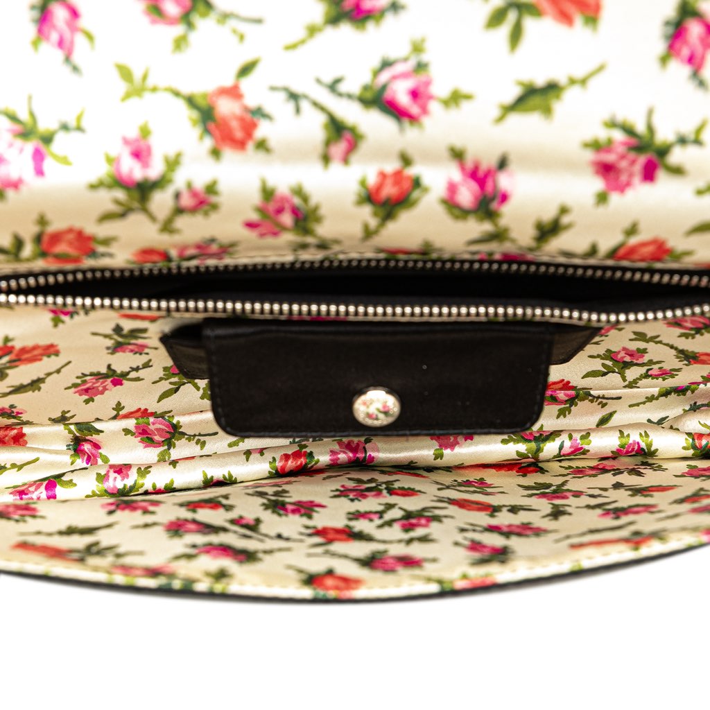 Prada Satin Applique Clutch - 4