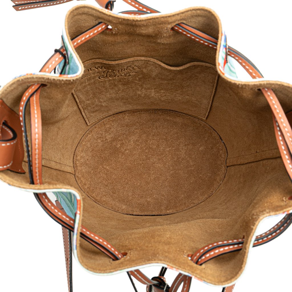 Loewe Paulas Ibiza Small Canvas Balloon Bucket Bag - 4