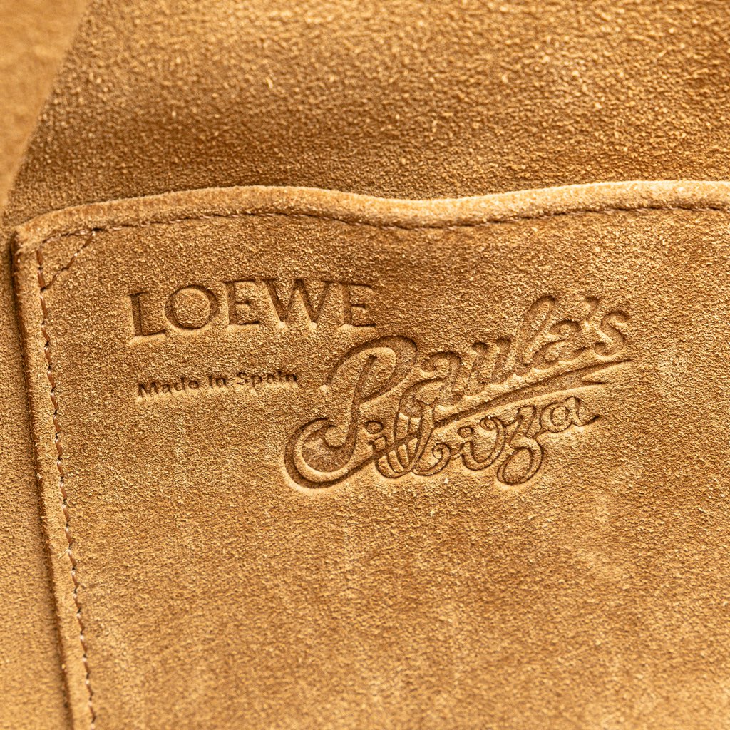 Loewe Paulas Ibiza Small Canvas Balloon Bucket Bag - 5