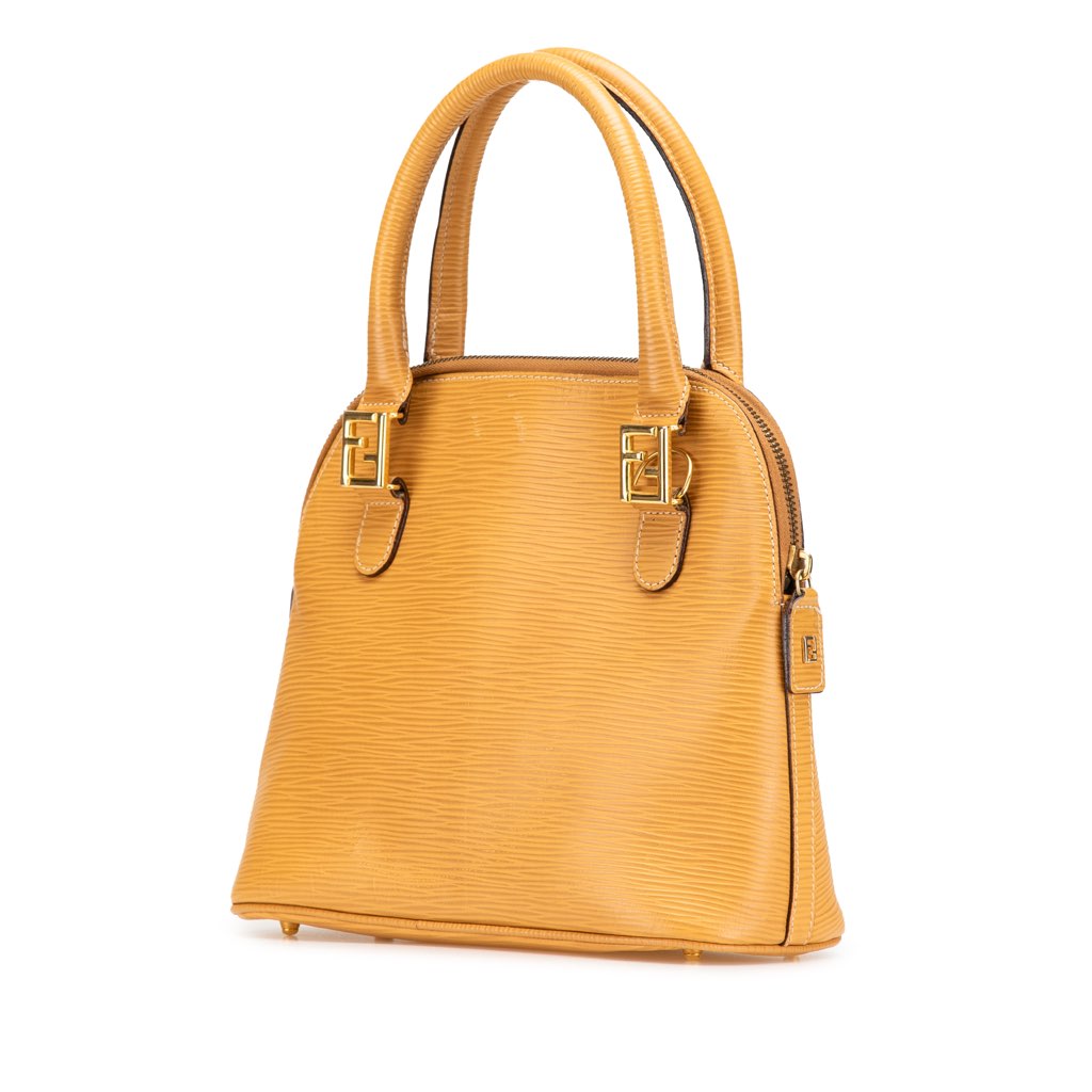 Fendi Leather Top Handle Bag - 2