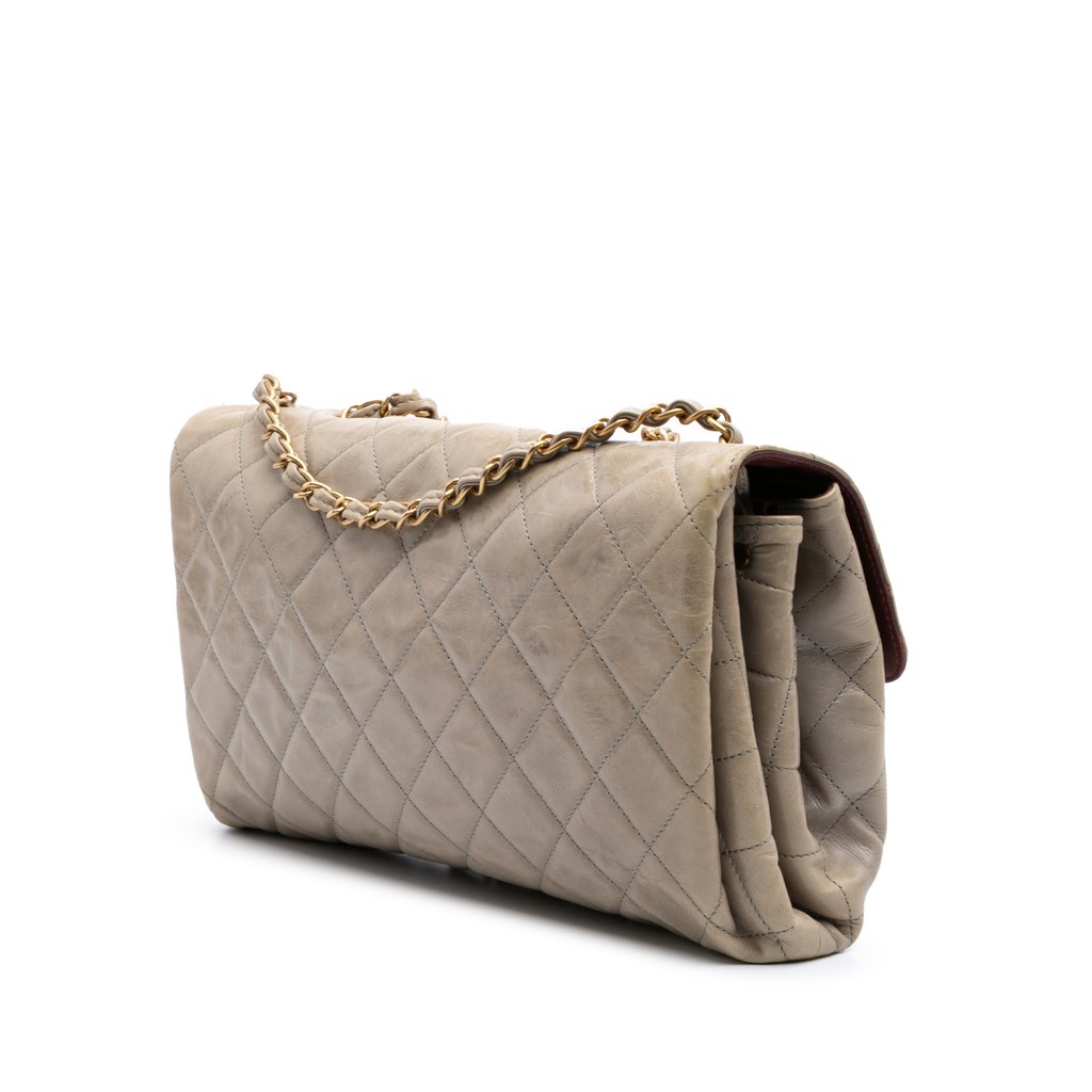 Chanel Jumbo CC Quilted Calfskin Straight Flap - 2