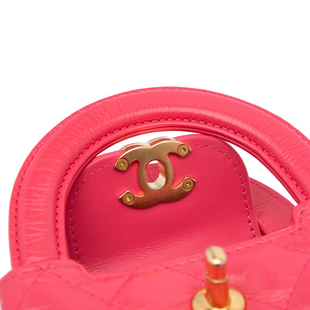 Chanel Mini Nano Aged Calfskin Kelly Shopper Bag - Detail 2