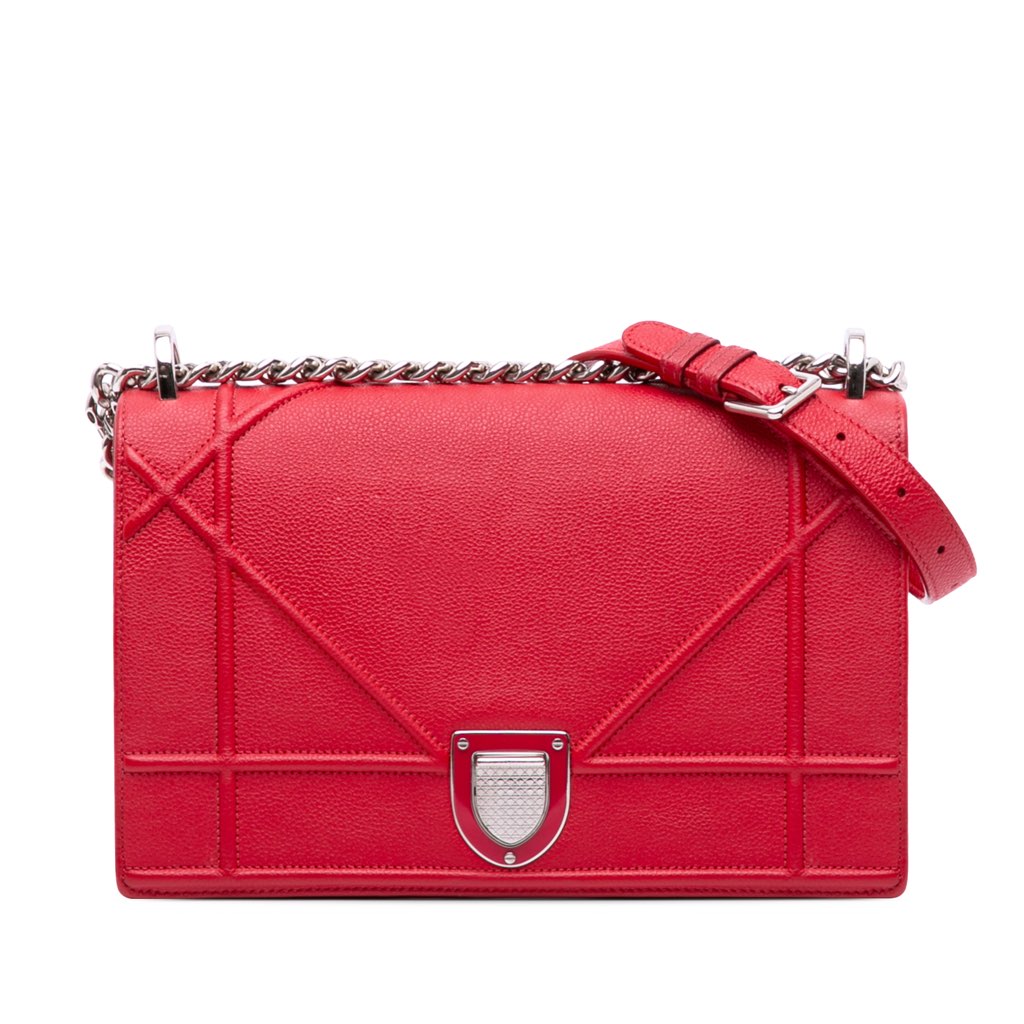 Dior Medium Grained Calfskin Diorama Flap