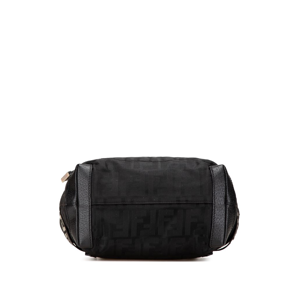 Fendi Zucca Nylon Zip Code Handbag - Image 6