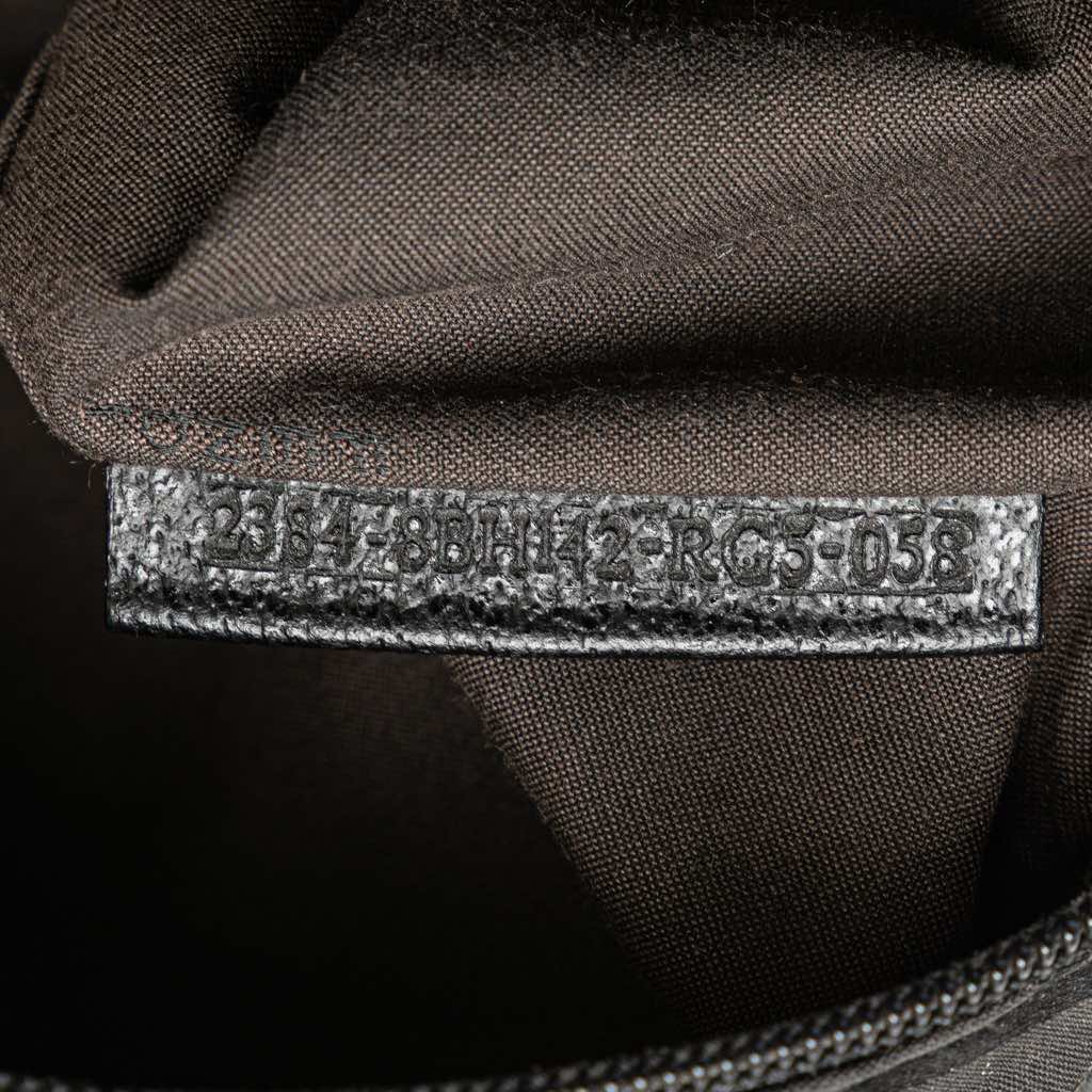 Fendi Zucca Nylon Zip Code Handbag - Detail 1