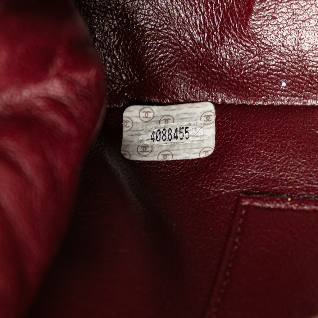 Chanel CC Quilted Lambskin Kiss Lock Frame Top Handle Bag - Detail 2