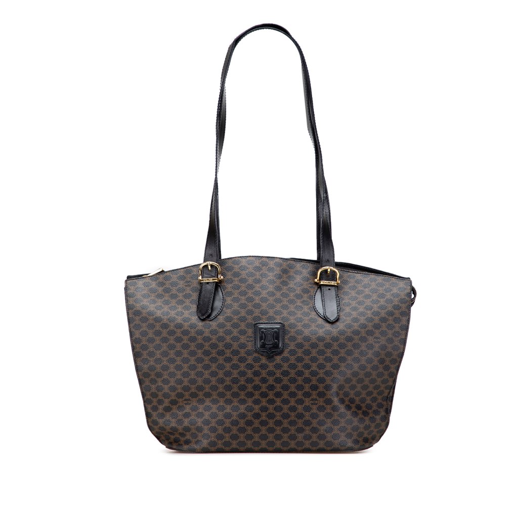 Celine Macadam Coated Canvas Tote
