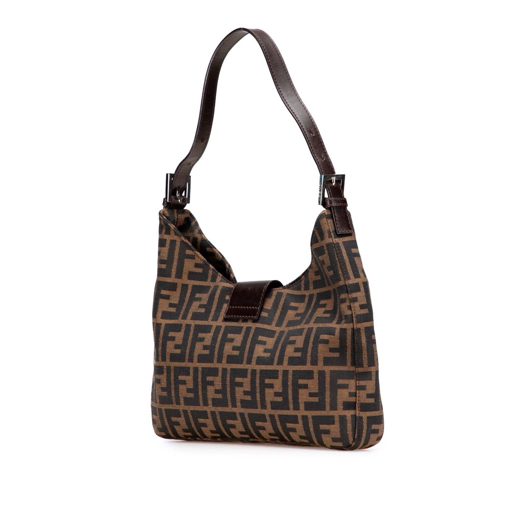Fendi Zucca Canvas Shoulder Bag - 2