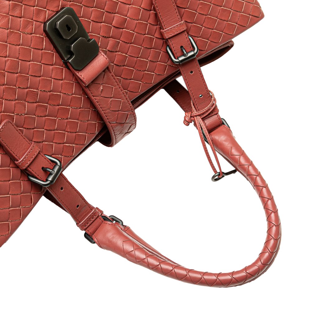 Bottega Veneta Medium Nappa Intrecciato Roma Tote - Image 17