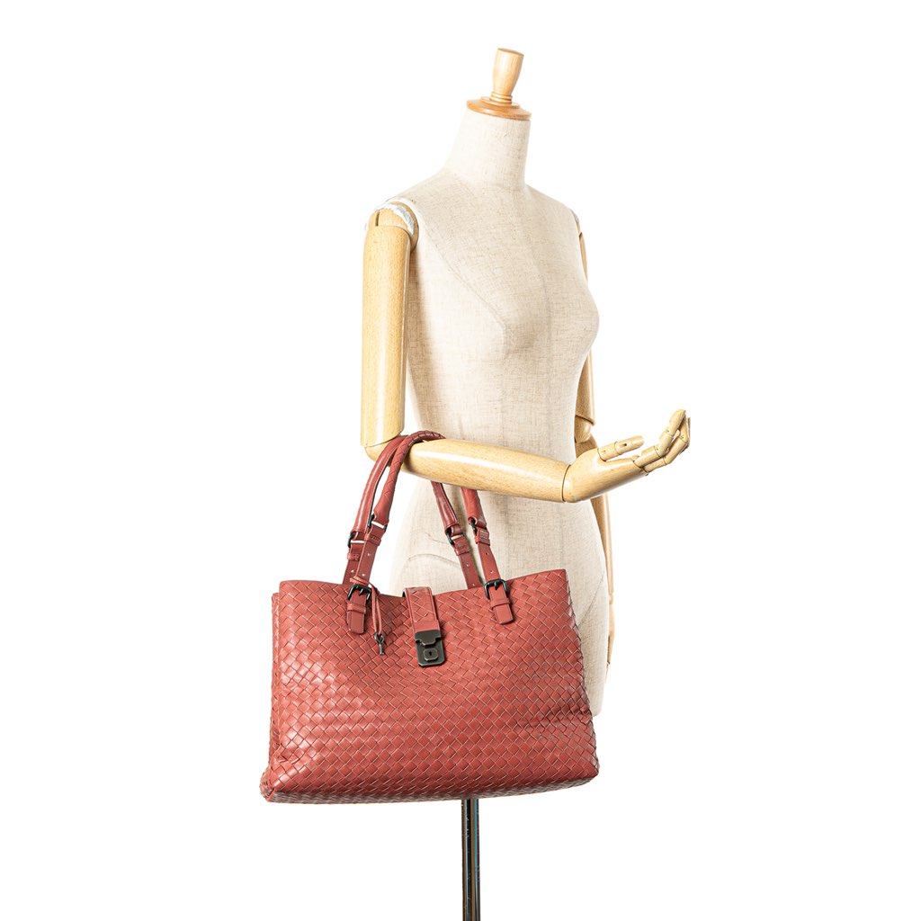 Bottega Veneta Medium Nappa Intrecciato Roma Tote - Image 18