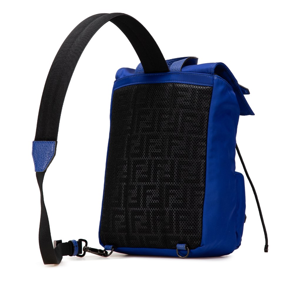 Fendi Medium Econyl Santander Cuoio Roma Fendiness Backpack - 2