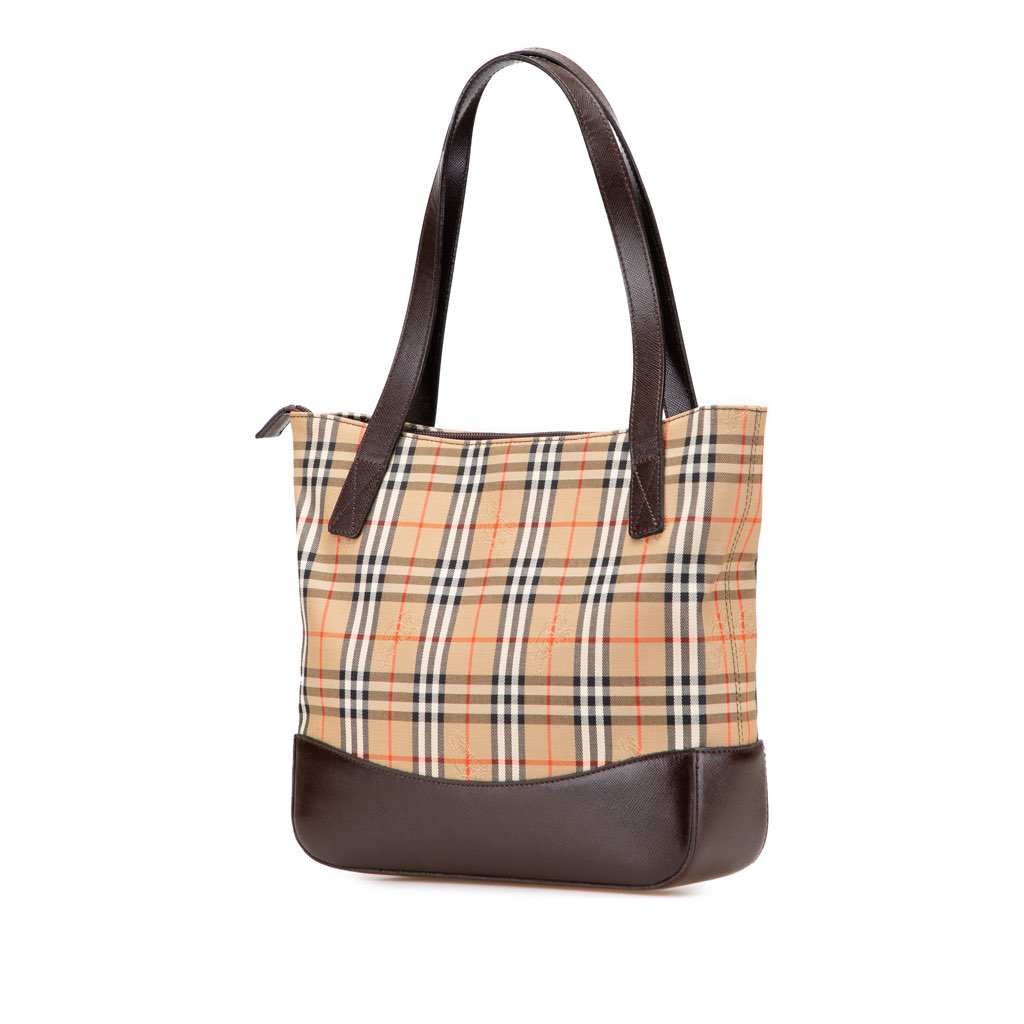 Burberry Haymarket Check Canvas Tote - 2