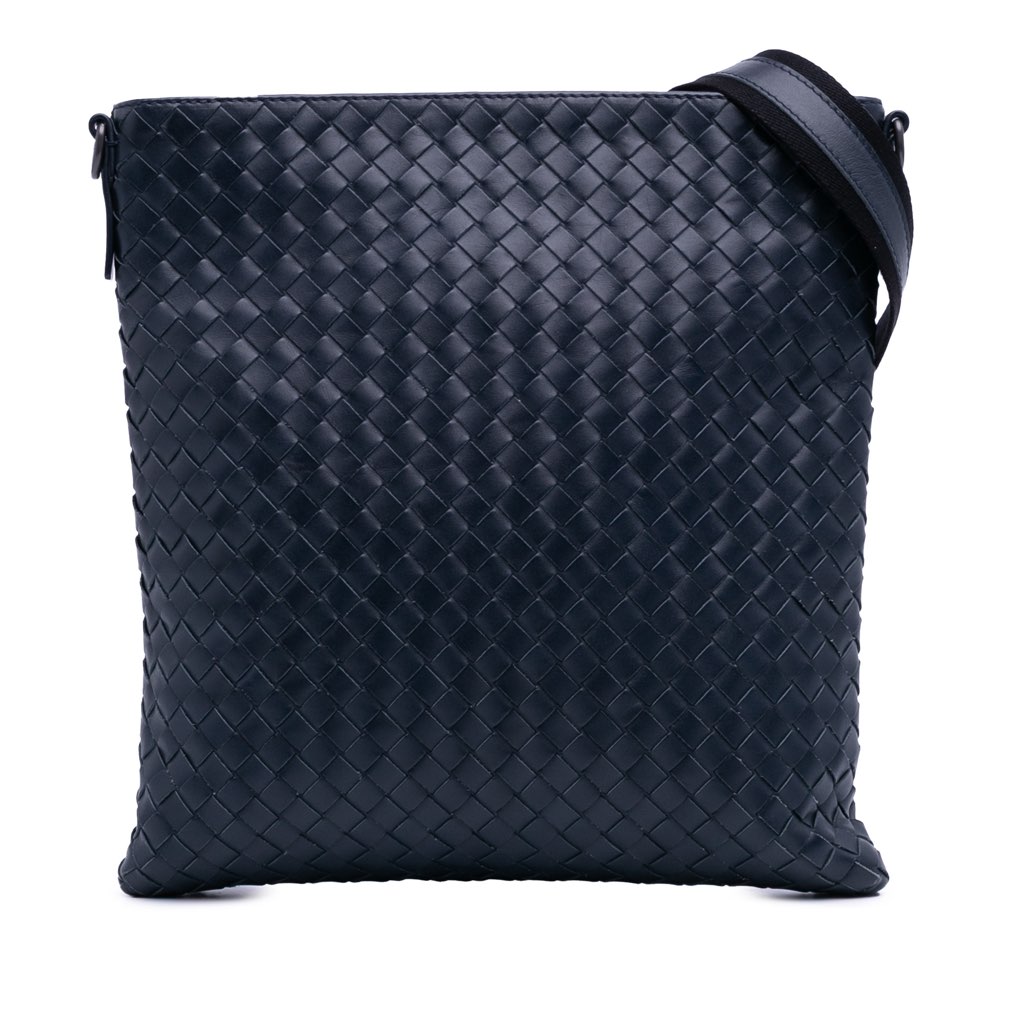 Bottega Veneta Leather Intrecciato Crossbody