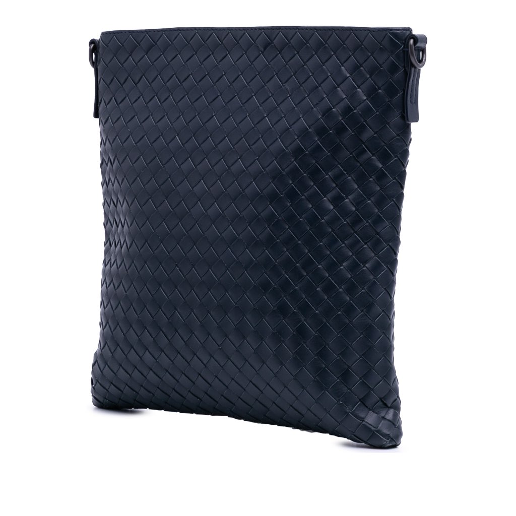 Bottega Veneta Leather Intrecciato Crossbody - 2