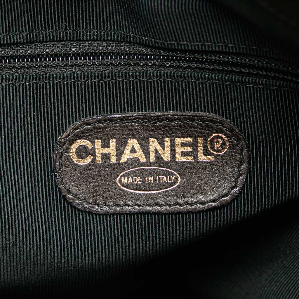 Chanel Caviar LAX Embroidered Logo Tote - Side view