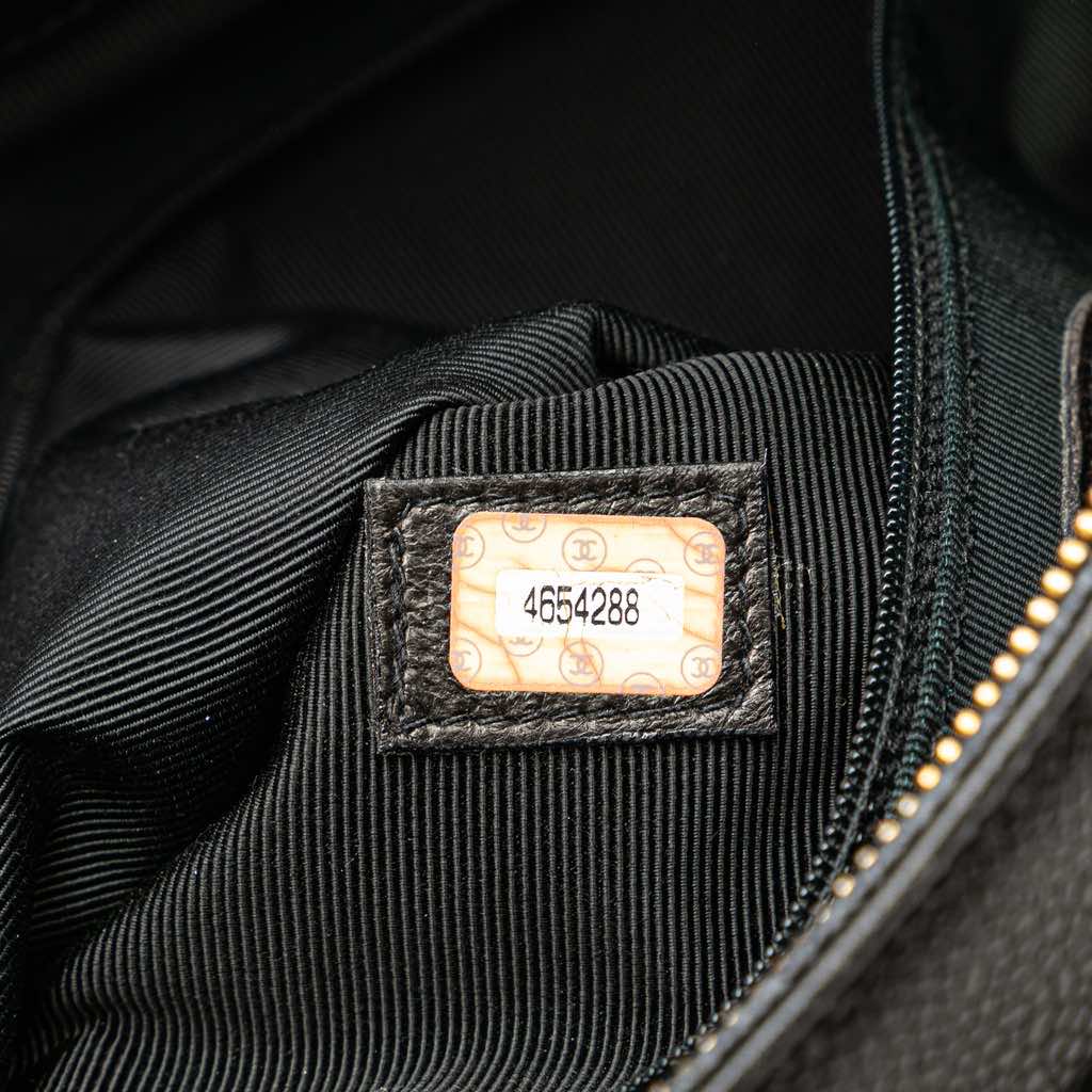 Chanel Caviar LAX Embroidered Logo Tote - Detail 1