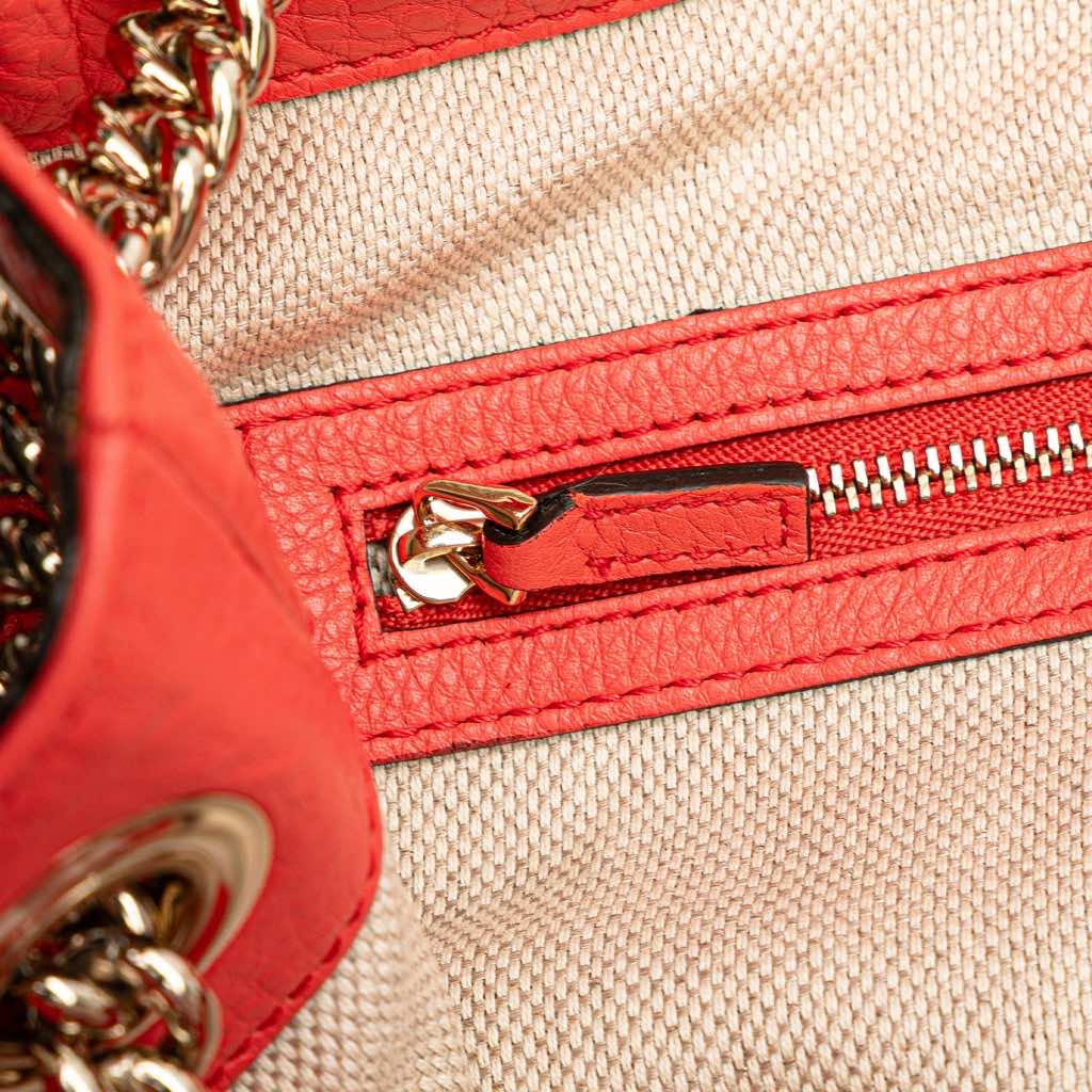Gucci Medium Leather Soho Chain Tote - Detail 2