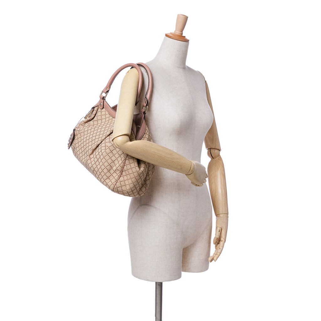 Gucci Medium Diamante Canvas Sukey Tote - Image 15