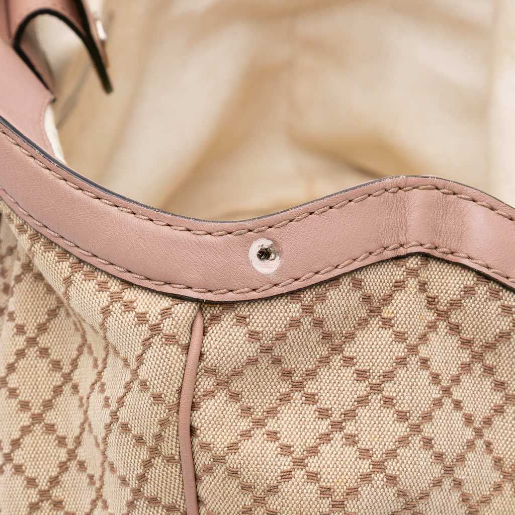 Gucci Medium Diamante Canvas Sukey Tote - Image 12