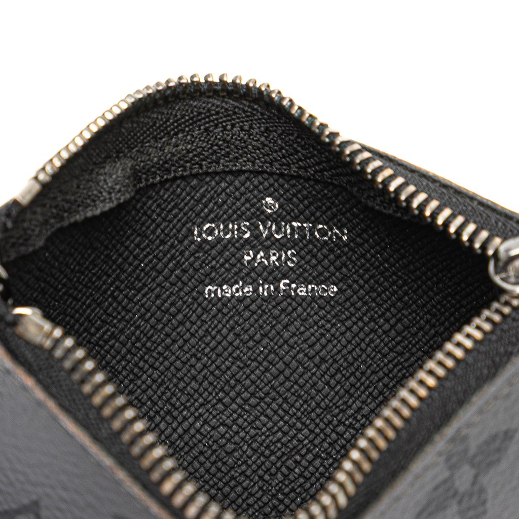 Louis Vuitton Monogram Eclipse Reverse Pochette Cles - Side view