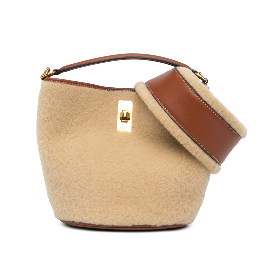 Celine Shearling Bucket 16