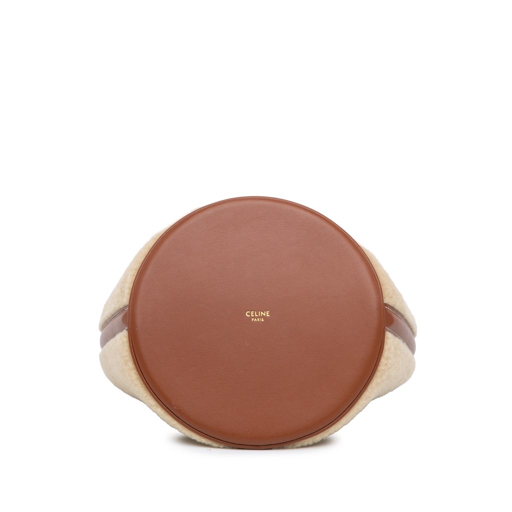 Celine Shearling Bucket 16 - 3