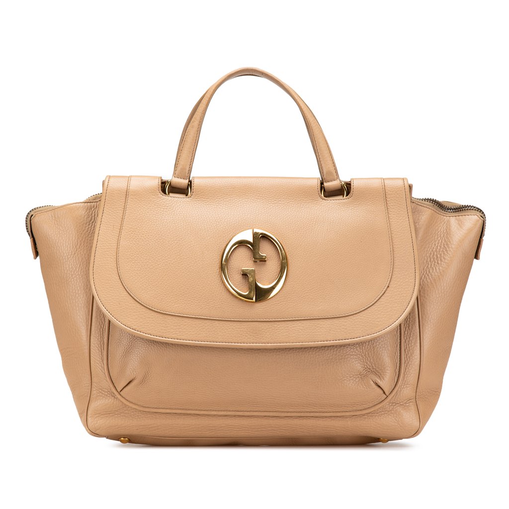 Gucci Medium Leather 1973 Handbag