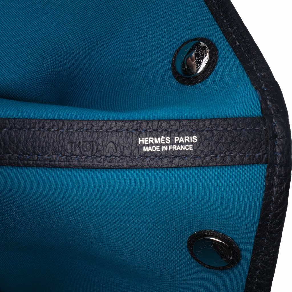 Hermès Toile and Negonda Garden Party 36 - Side view