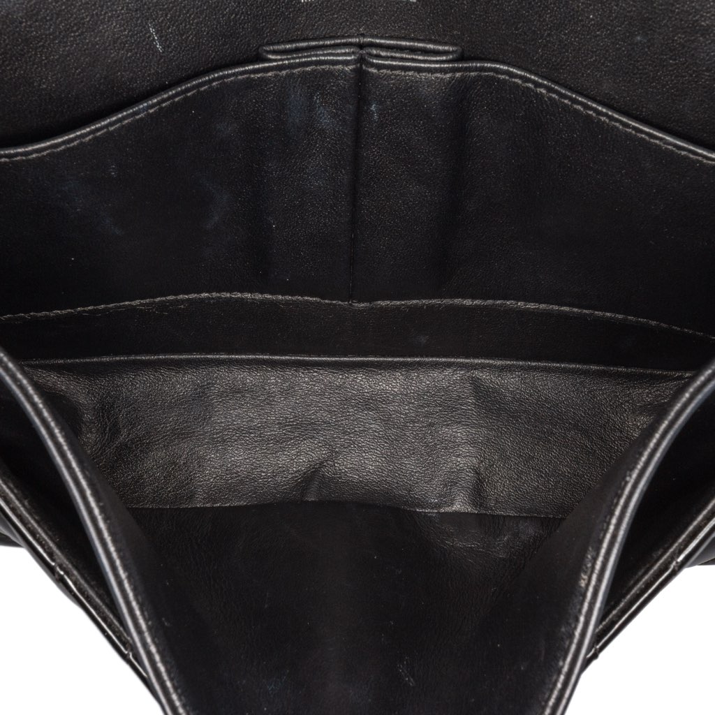 Chanel Medium Classic Chevron Patent Double Flap - 4