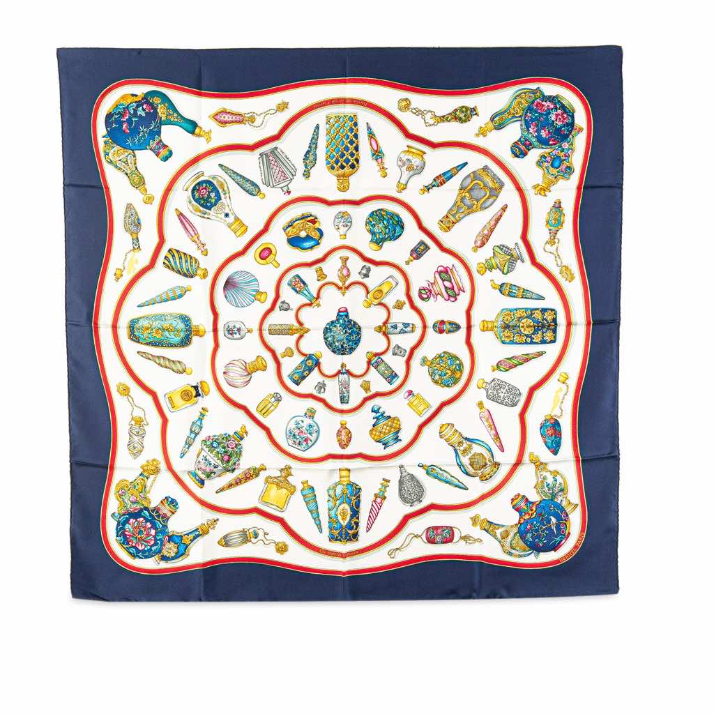 Hermès Qu Importe Le Flacon Silk Scarf