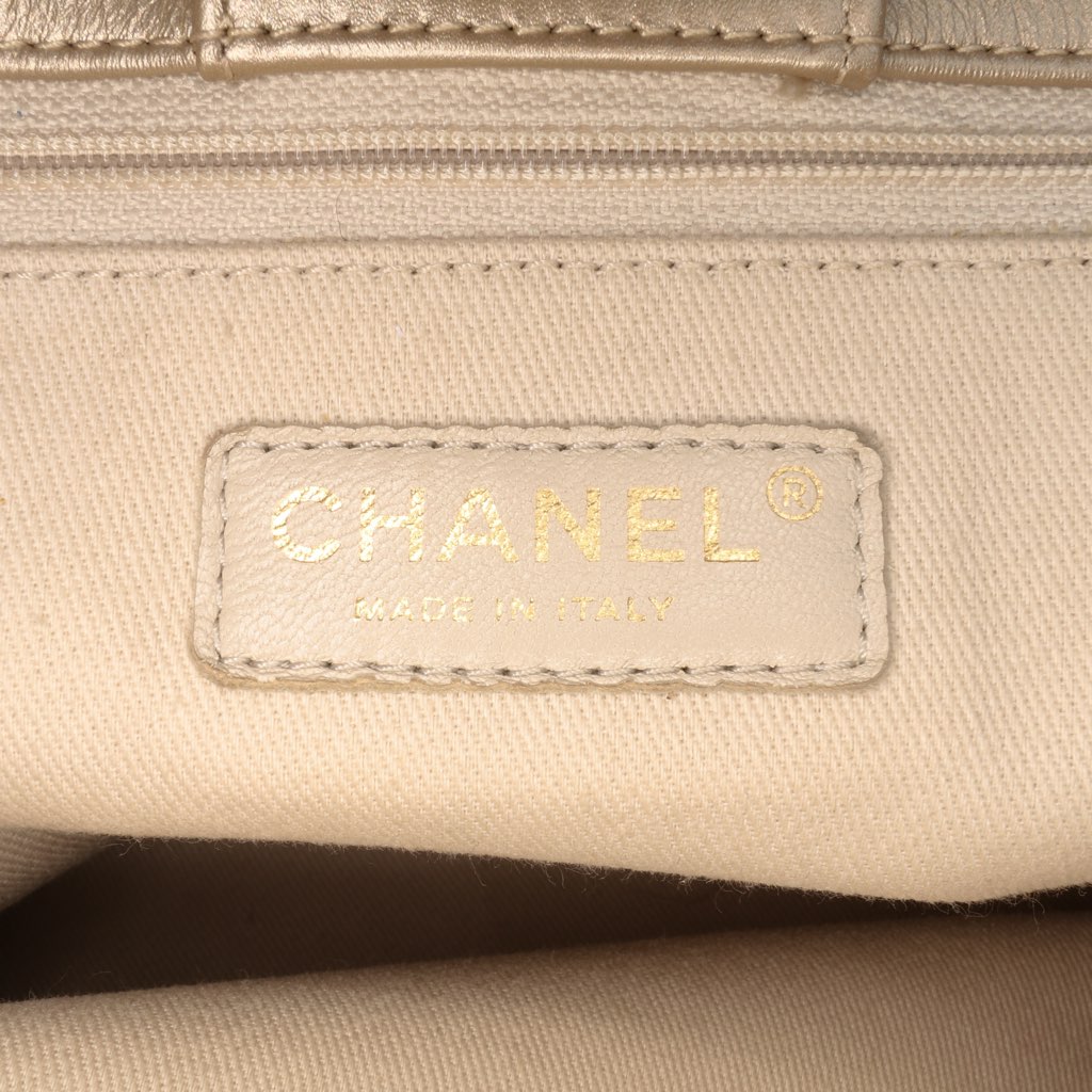 Chanel Perforated Metallic Calfskin Up In The Air Tote - 5