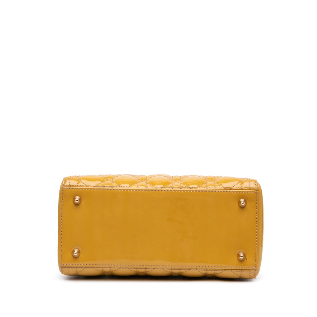 Dior Medium Patent Cannage Lady Dior - 3