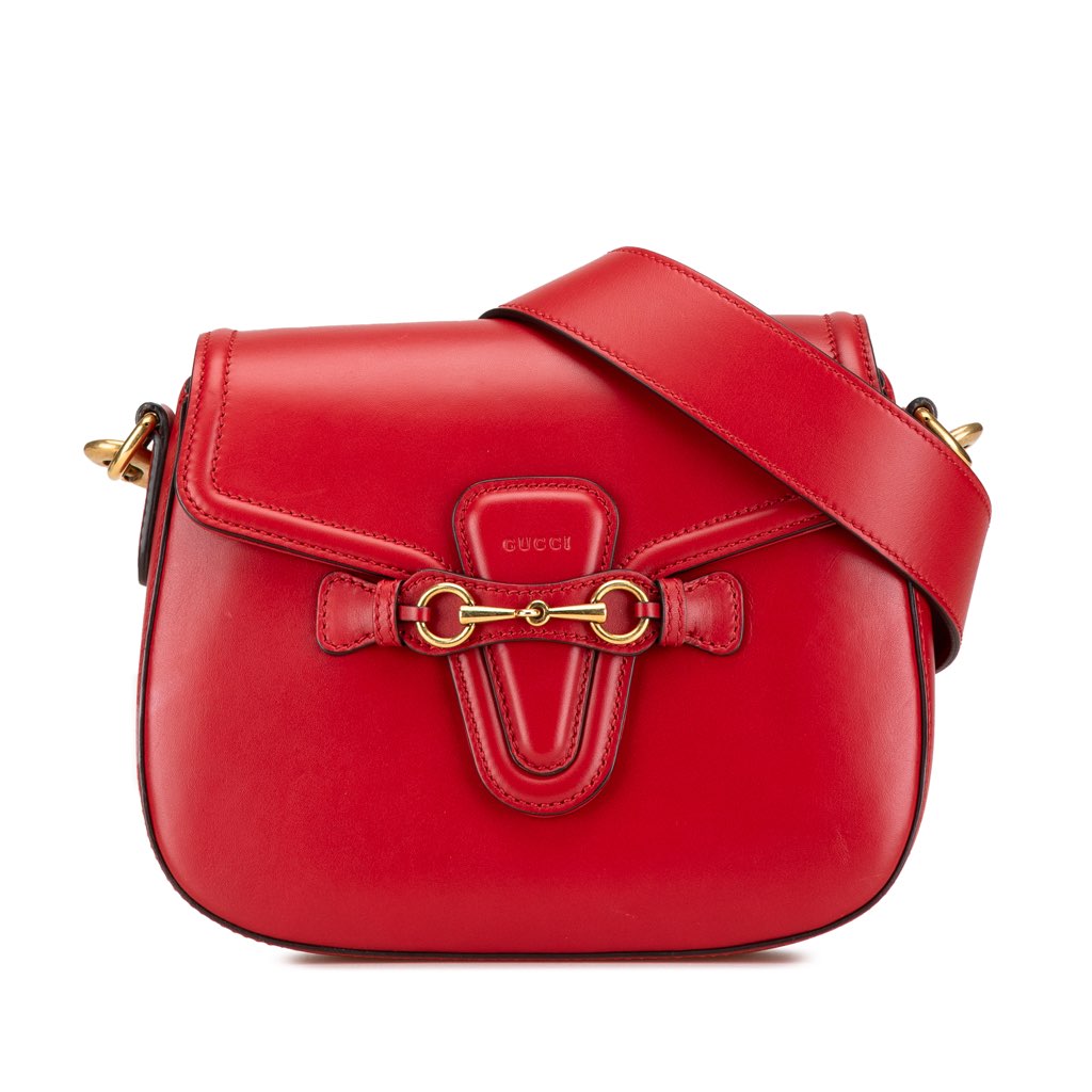 Gucci Medium Leather Lady Web Crossbody