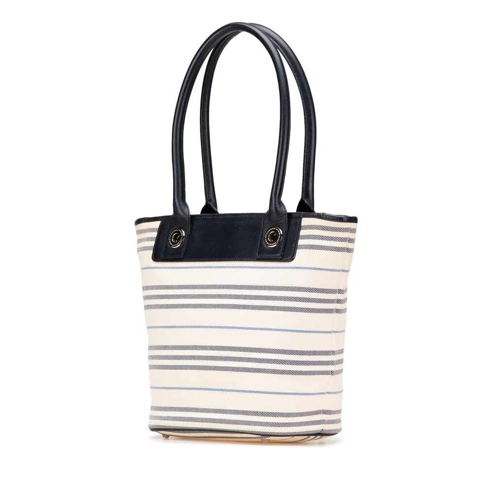 Burberry Stripes Canvas Shoulder Bag - 2