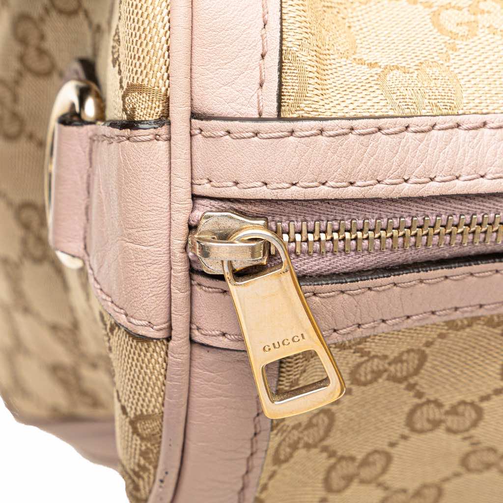 Gucci GG Canvas Web Joy Boston Bag - Image 11
