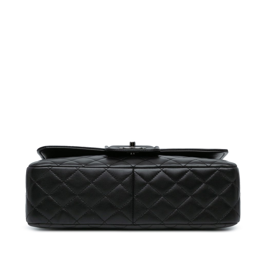 Chanel Large Quilted Lambskin Elementary Chic Flap - 3