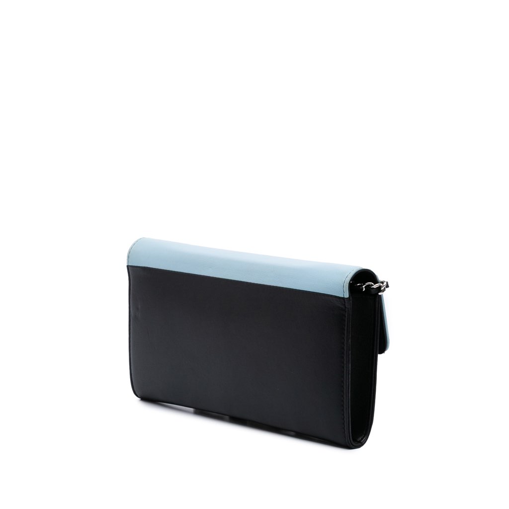 Chanel Lambskin Airlines Wallet On Chain - 2