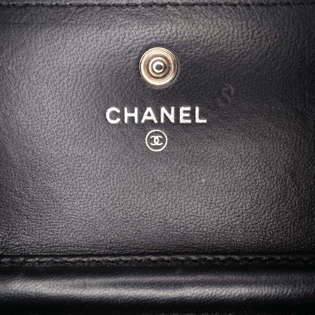 Chanel Lambskin Airlines Wallet On Chain - 5