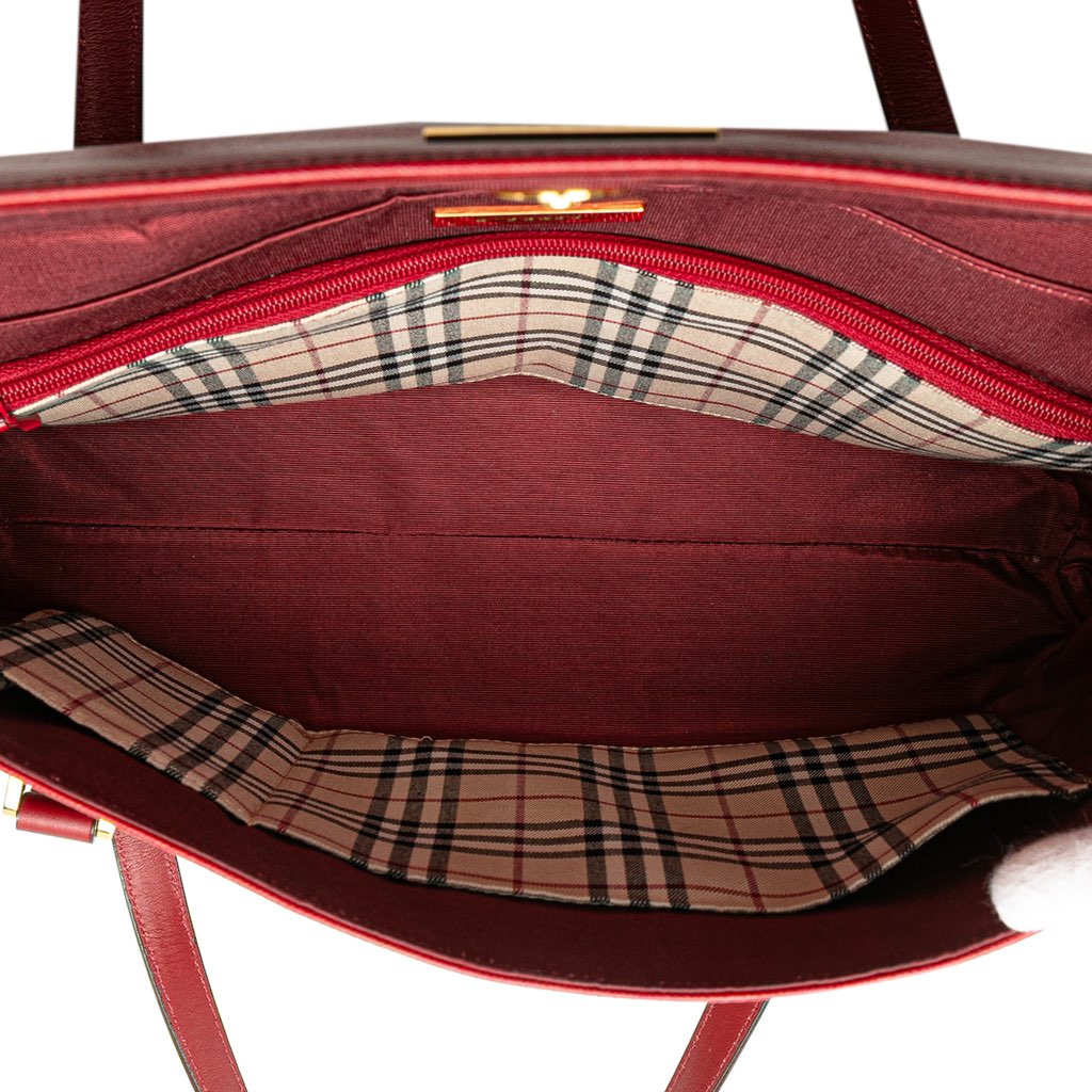 Burberry Leather Handbag - 4